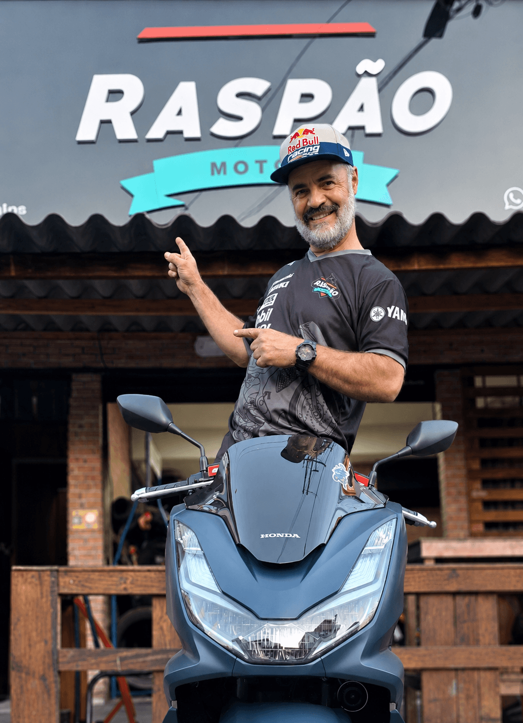 Moto atendida na Raspão Motos