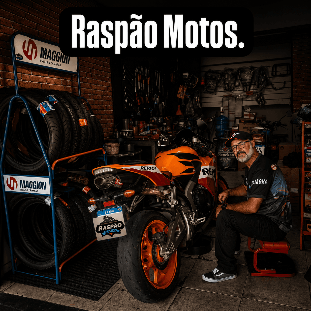 Serviço realizado na Raspão Motos